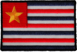 Historical Louisiana Flag Iron on Patch