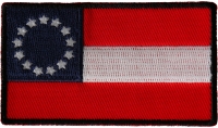 Historical Stars and Bars Flag Iron on Patch