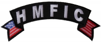HMFIC Small Flag Rocker Patch HMFIC Small Flag Rocker Patch