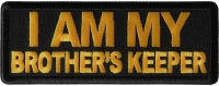 I am My Brother's Keep Patch Yellow