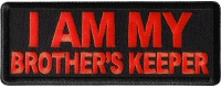 I am My Brother's Keeper Orange Patch