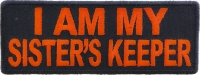 I am my Sister's Keeper Patch in Orange