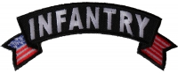 Infantry Small Flag Rocker Patch Infantry Small Flag Rocker Patch