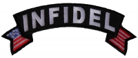 Infidel Small Flag Rocker Patch Infidel Small Flag Rocker Patch