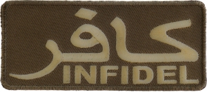 Infidel Subdued Patch With Arabic