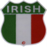 Irish Shield Flag Patch | Embroidered Patches Irish Shield Flag Patch | Embroidered Patches