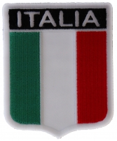 Italia Shield Patch | Embroidered Patches