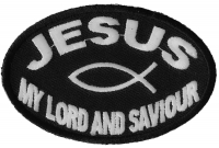 Jesus My Lord And Saviour Patch | Embroidered Patches Jesus My Lord And Saviour Patch | Embroidered Patches