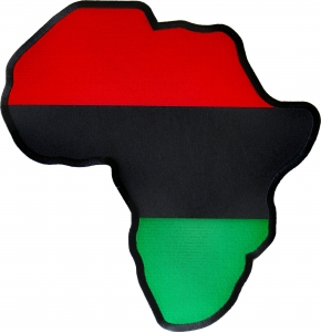 Large African Map Back Patch Large African Map Back Patch