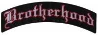 Large Brotherhood Top Rocker Vest Back Patch | Embroidered Patches