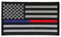 Law Enforcement And Firefighter Support American Flag Patch Law Enforcement And Firefighter Support American Flag Patch