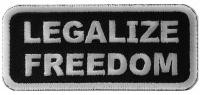 Legalize Freedom Patch | Embroidered Patches Legalize Freedom Patch | Embroidered Patches