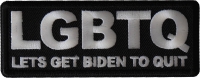 LGBTQ Lets Get Biden to Quit Funny Patch