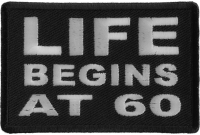 Life Begins at 60 Patch Life Begins at 60 Patch