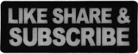 Like Share Subscribe Patch