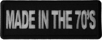 Made in the 70s Patch