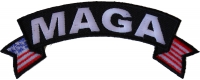 MAGA US Flag Rocker Patch