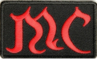 Mc Patch Red Old English Mc Patch Red Old English