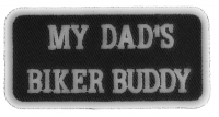 My Dad's Biker Buddy Patch