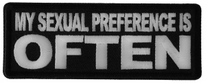 My Sexual Preference is Often Patch