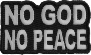 No God No Peace Patch