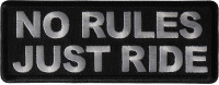 No Rules Just Ride Patch No Rules Just Ride Patch