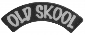 Old Skool Small Rocker Patch | Embroidered Patches