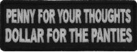 Penny For Your Thoughts Patch | Embroidered Patches