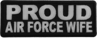 Proud Air Force Wife Patch