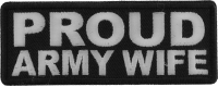 Proud Army Wife Patch