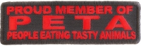 Proud Member Of Peta Patch | Embroidered Patches