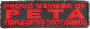 Proud Member Of Peta Patch | Embroidered Patches Proud Member Of Peta Patch | Embroidered Patches