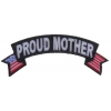 Proud Mother US Flag Rocker Patch | US Coast Guard Military Veteran Patches