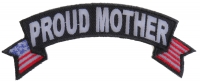 Proud Mother US Flag Rocker Patch | US Coast Guard Military Veteran Patches Proud Mother US Flag Rocker Patch | US Coast Guard Military Veteran Patches