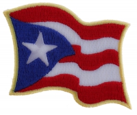 Puerto Rico Flag Patch | Embroidered Patches