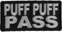 Puff Puff Pass Patch | Embroidered Pot Patches Puff Puff Pass Patch | Embroidered Pot Patches