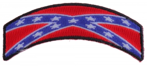 Rebel Flag Rocker Patch | Embroidered Patches Rebel Flag Rocker Patch | Embroidered Patches