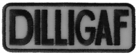 Reflective Small Dilligaf Patch | Embroidered Patches Reflective Small Dilligaf Patch | Embroidered Patches
