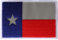 Reflective Texas Flag Patch Reflective Texas Flag Patch