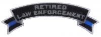 Retired Law Enforcement Rocker Patch