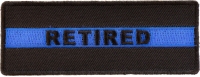 RETIRED Subtle Police Officer Patch | Embroidered Patches RETIRED Subtle Police Officer Patch | Embroidered Patches