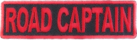 Road Captain Patch Red Road Captain Patch Red