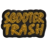 Scooter Trash Patch | Embroidered Biker Patches