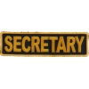 Secretary Patch 3.5 Inch Yellow