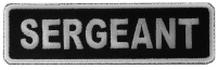 Sergeant Patch | Embroidered Patches Sergeant Patch | Embroidered Patches