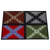Set of 4 Rebel Flag Patches in Different Colors