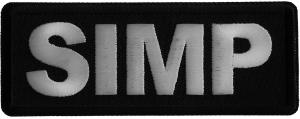 Simp Iron on Patch