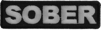Sober Patch | Embroidered Patches
