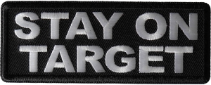 Stay on Target Patch Stay on Target Patch