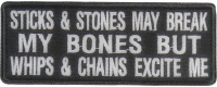 Sticks And Stones Patch | Embroidered Patches Sticks And Stones Patch | Embroidered Patches